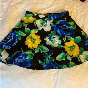 Floral skater skirt